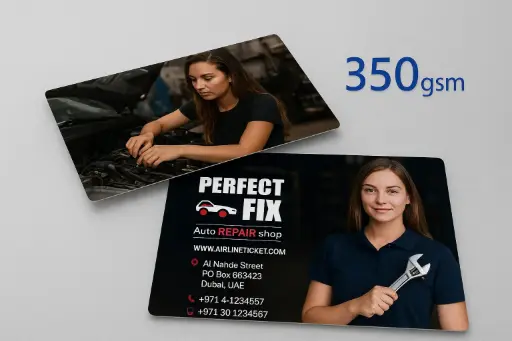 New Matt Lamination 350 GSM Business Card